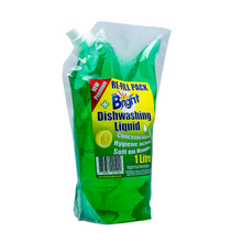 Load image into Gallery viewer, OhSoBright Premium Dishwashing Liquid Refill 1lt