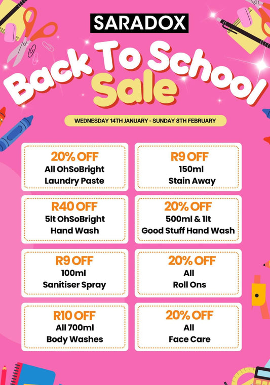 Back To School Sale!