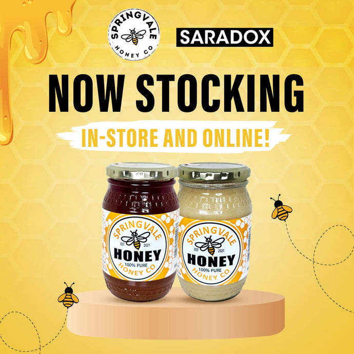 Saradox now stocking Springvale Honey!