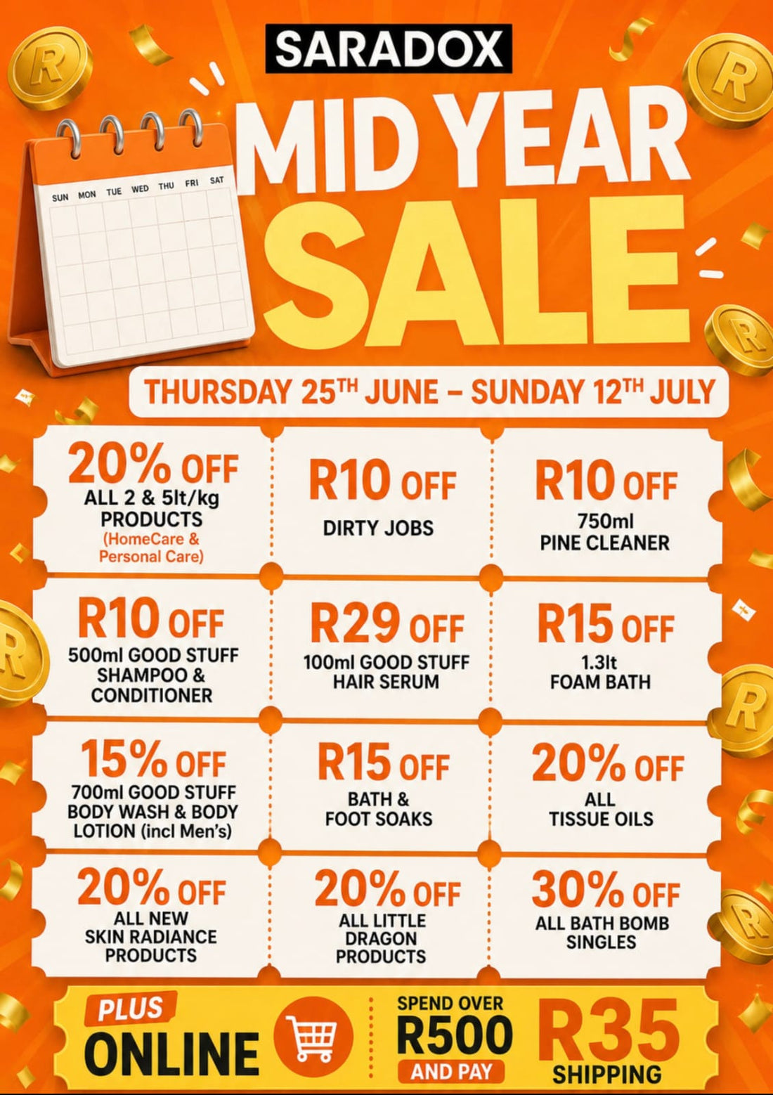 Mid Year Sale!