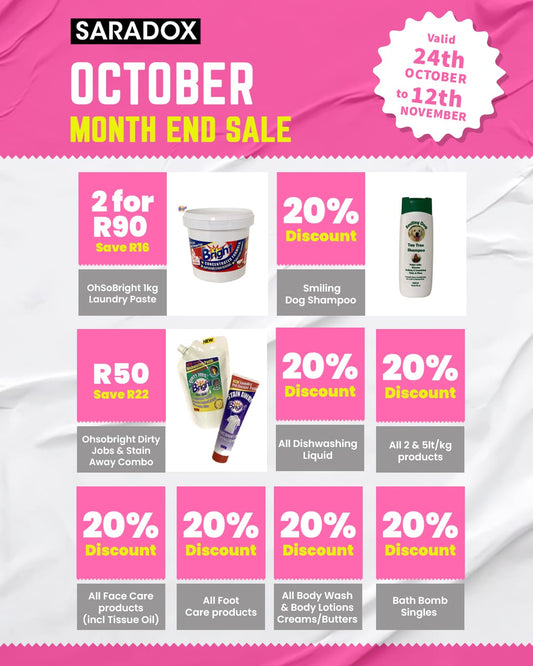 October Month End Sale!