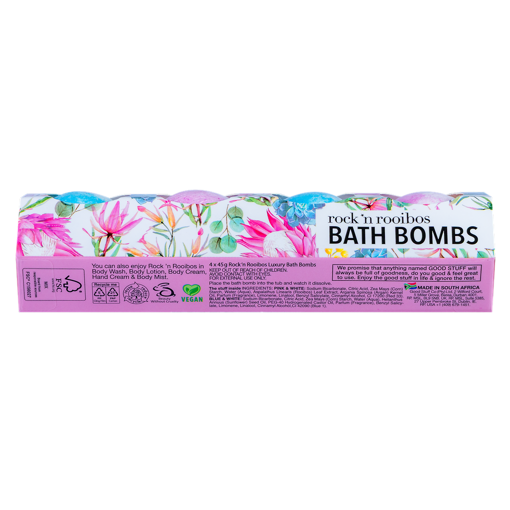 Rock 'n Rooibos Bath Bomb (4pc)