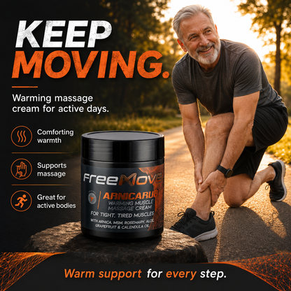 FreeMove ArnicaRub warming muscle Massage cream 125g jar