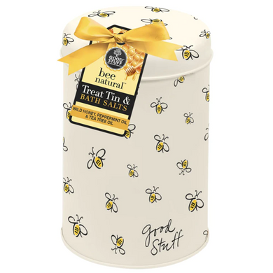 Bee Natural Tin with 300g Bath Soak - Gift