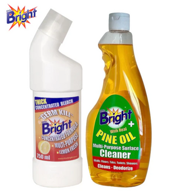R50 - 750ml OhSoBright Thick Bleach & Pine Oil Cleaner Combo