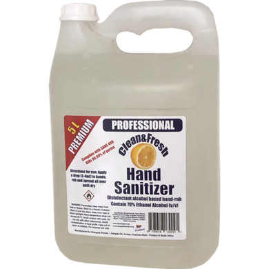 Clean & Fresh Sanitizer 5lt