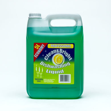 Clean & Bright Economy Dishwashing Liquid 5lt