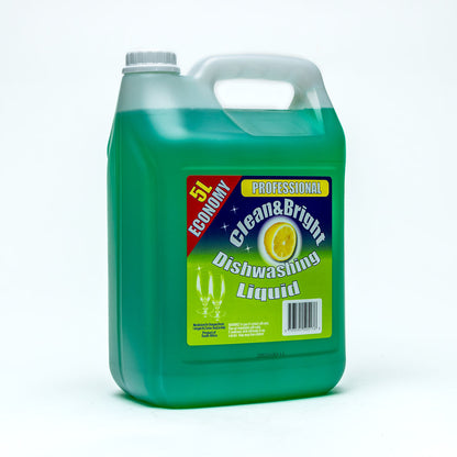 Clean & Bright Economy Dishwashing Liquid 5lt