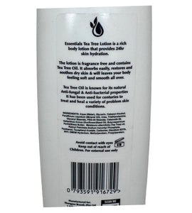 Essentials Tea Tree Body Lotion 400ml
