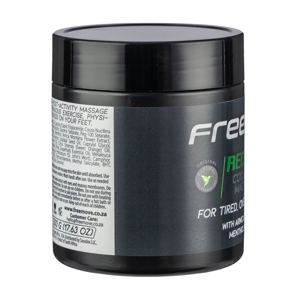 FreeMove RecoveRub Coolung Muscle Massage cream 500g