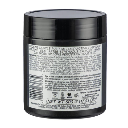 FreeMove RecoveRub Coolung Muscle Massage cream 500g