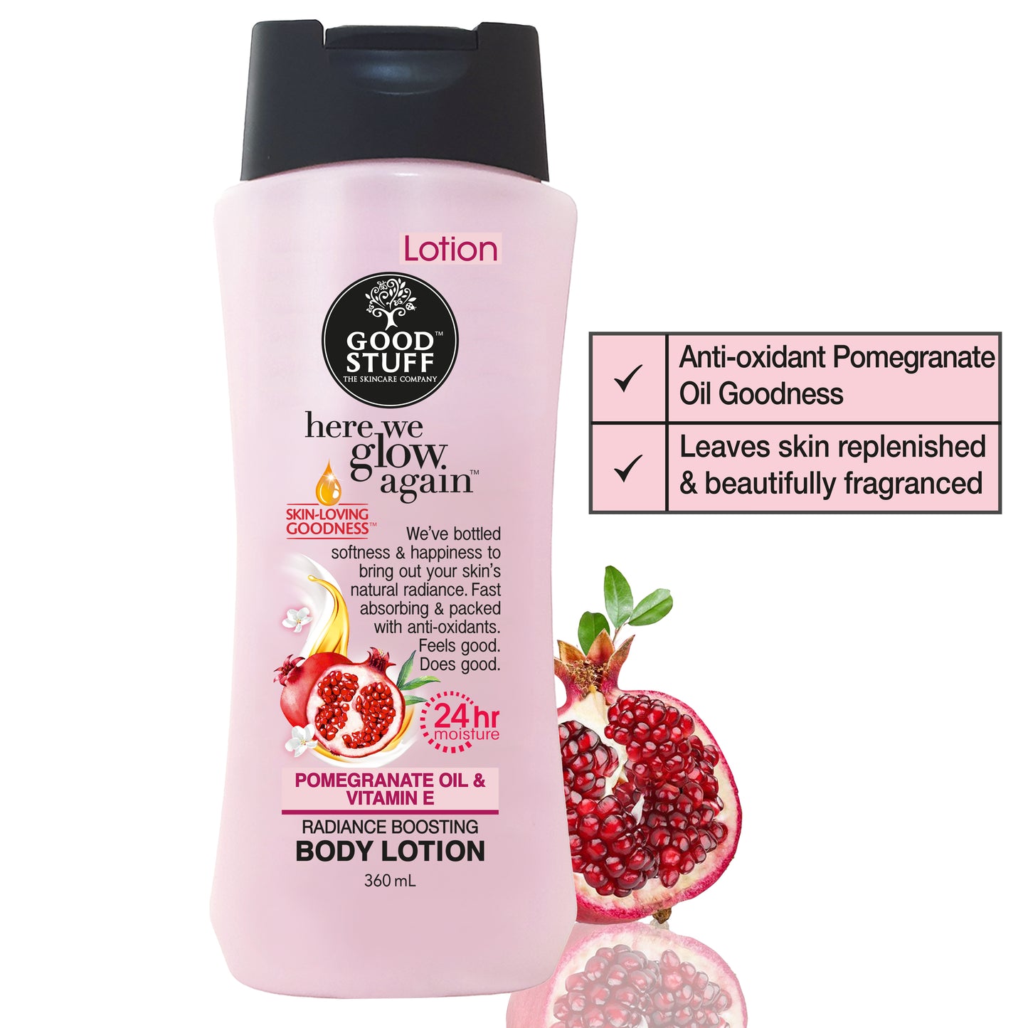 Here We Glow Again Body Lotion 360ml