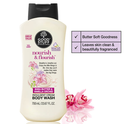 Nourish & Flourish Body Wash 700ml