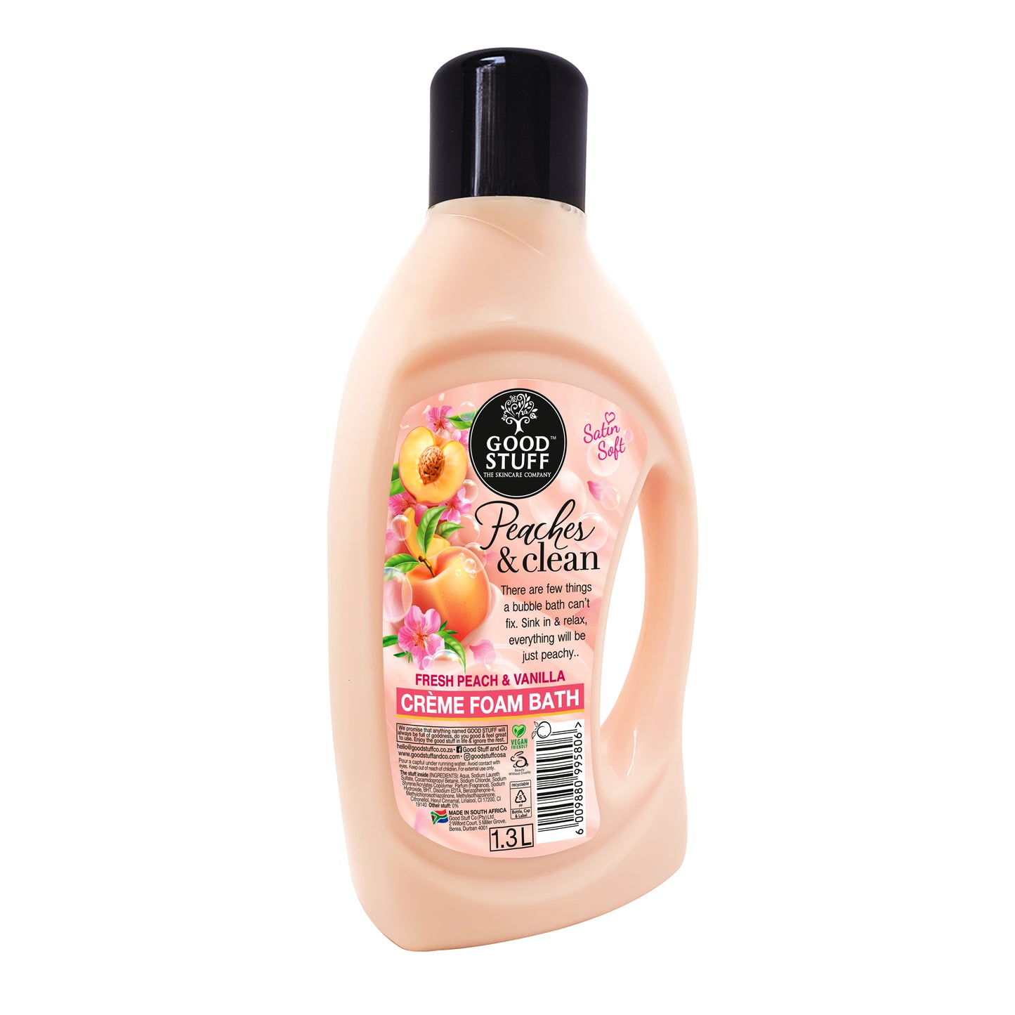 Peaches & Clean Foam Bath 1.3lt