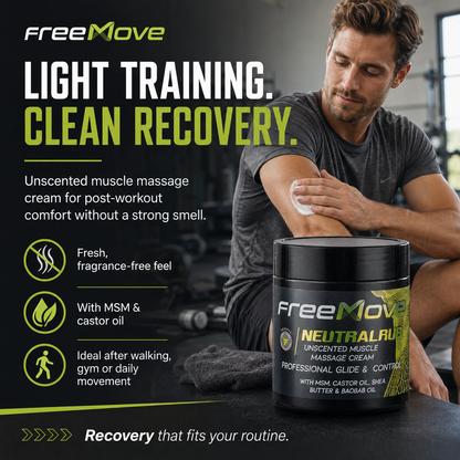 FreeMove NeutralRub Unscented Muscle Massage cream 50g