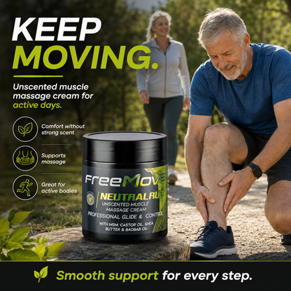 FreeMove NeutralRub Unscented Muscle Massage cream 50g