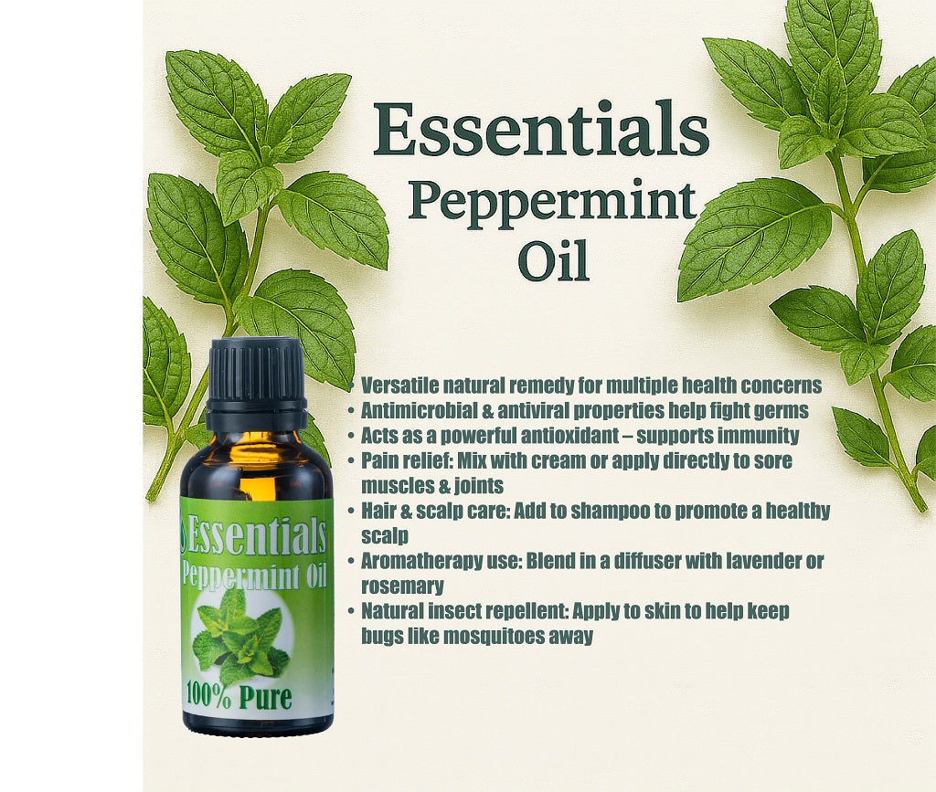 Essentials Peppermint Oil 30ml