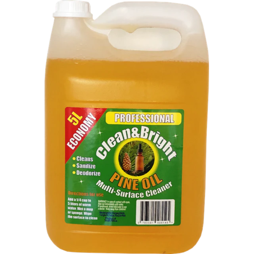 Clean & Bright Concentrated Pine Oil Cleaner 5lt
