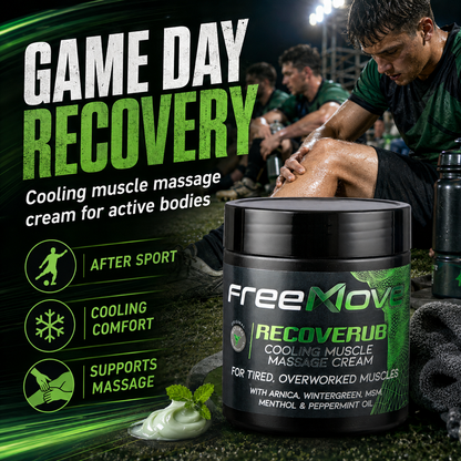 FreeMove RecoveRub Coolung Muscle Massage cream 500g