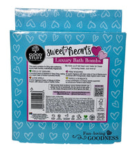 Load image into Gallery viewer, Sweet Hearts Luxury Bath Bombs (4pc) - Gift