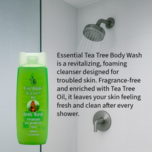 Load image into Gallery viewer, Essentials Tea Tree Body Wash 400ml