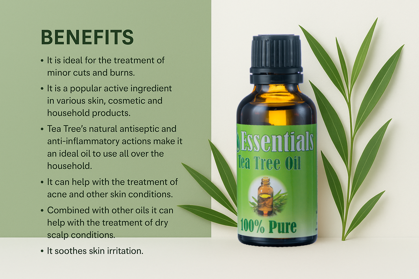 Essentials Tea Tree Oil 30ml