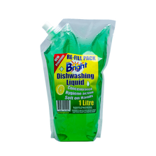 Load image into Gallery viewer, OhSoBright Premium Dishwashing Liquid Refill 1lt