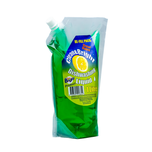 Clean & Bright Economy Dishwashing Liquid Refill 1lt