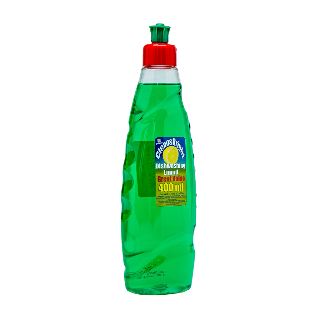 Clean & Bright Economy Dishwashing Liquid 400ml