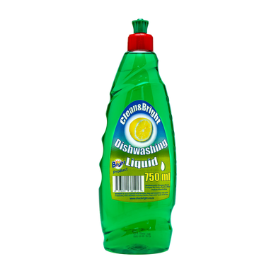Clean & Bright Economy Dishwashing Liquid 750ml