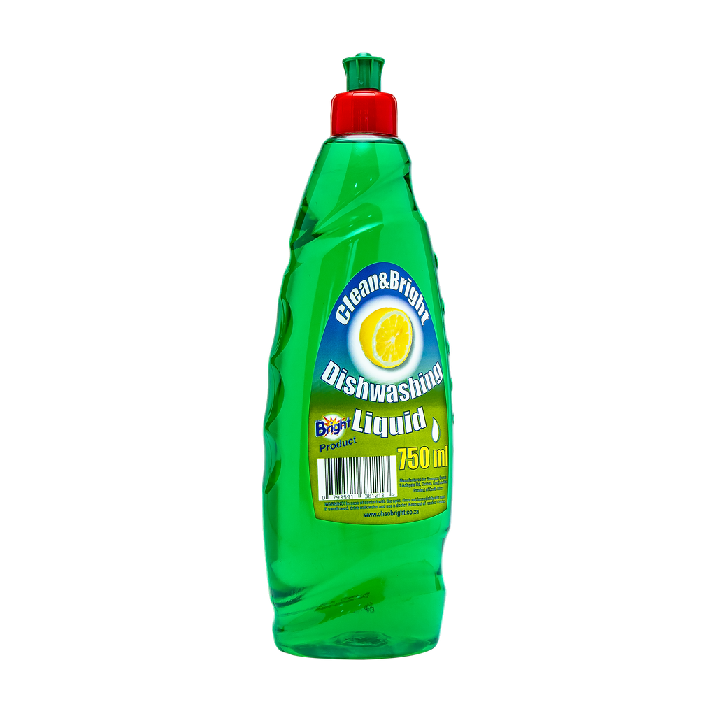 Clean & Bright Economy Dishwashing Liquid 750ml