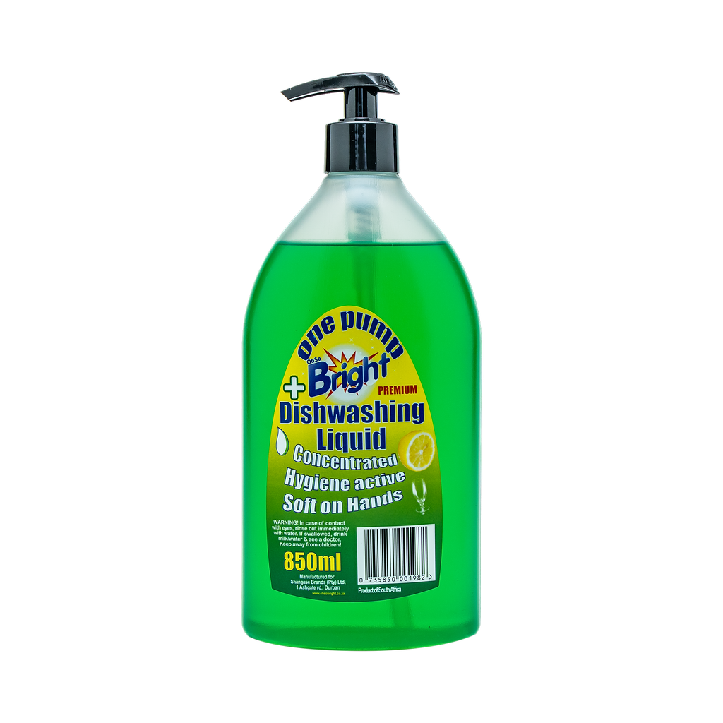 OhSoBright Premium Dishwashing Liquid 850ml