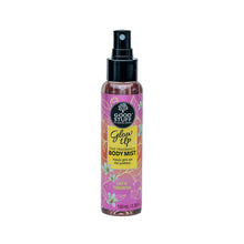 Load image into Gallery viewer, Glow up Body mist spray bottle with a colorful label on a white background