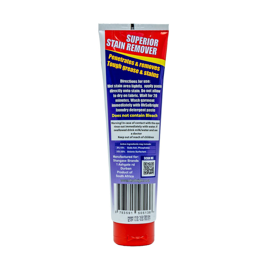 OhSoBright Stain Away Pre-Treater Paste 150g