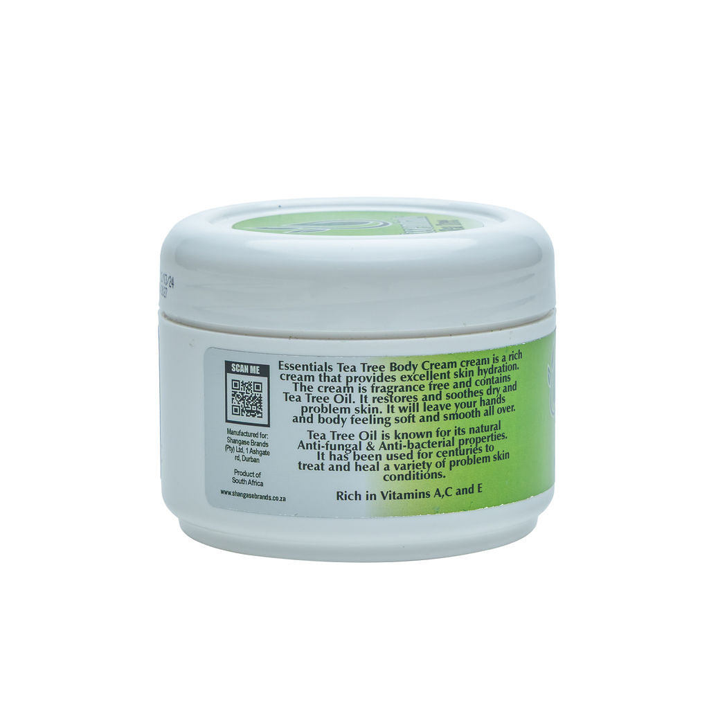 Essentials Tea Tree Body Cream 350ml