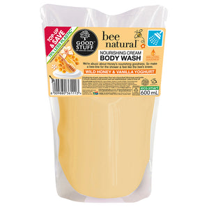Bee Natural Body Wash Refill 600ml