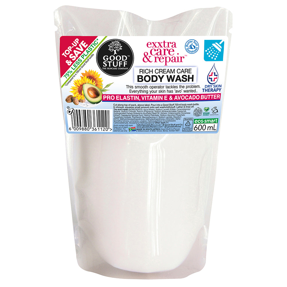 Exxtra Care & Repair Body Wash Refill 600ml